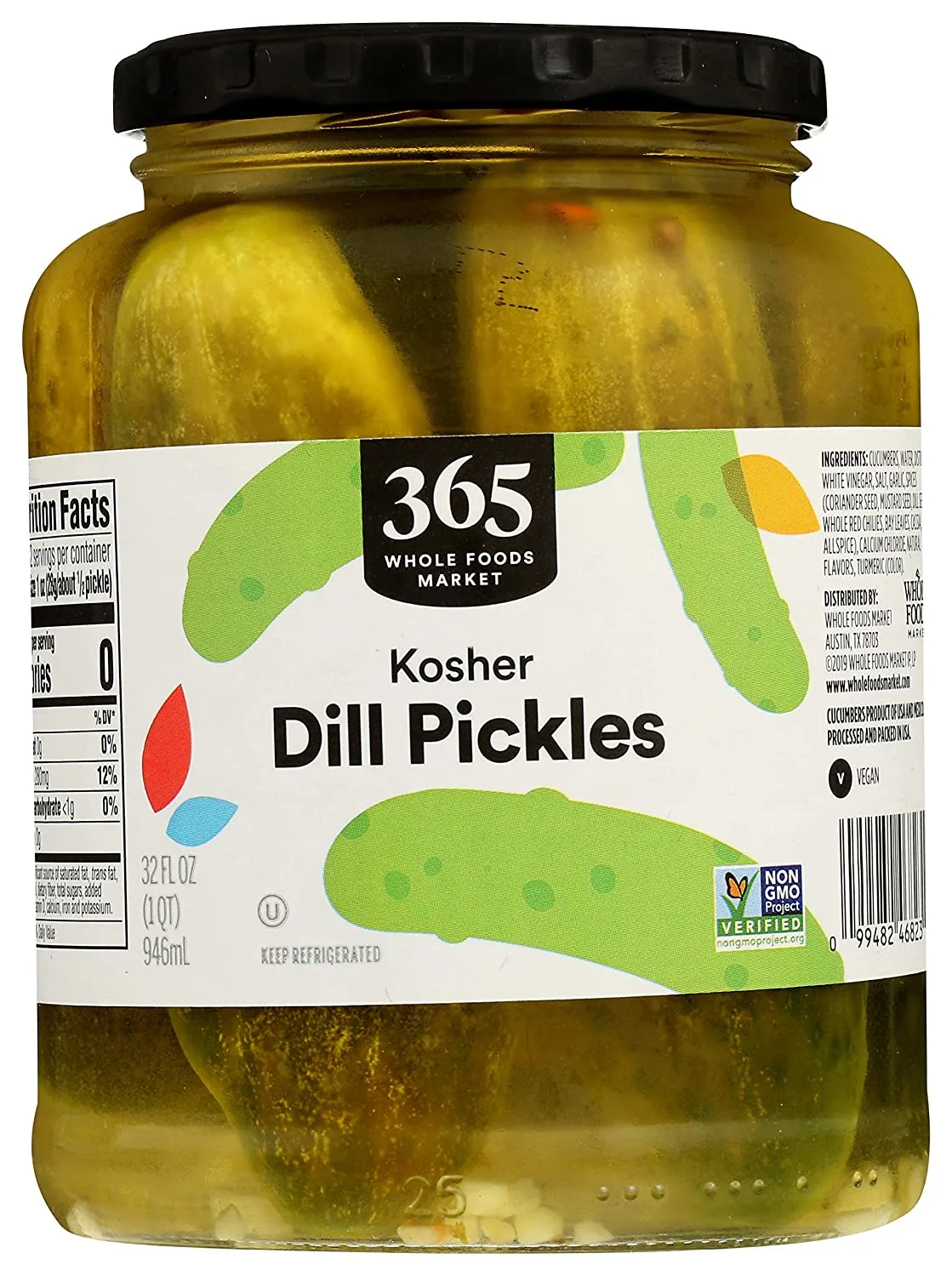 Whole Foods Market, Pickles Dill Kosher