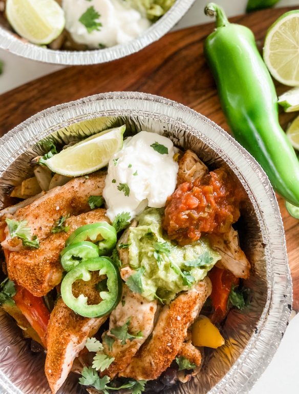 Easy Chicken Fajita Foil Dinners - Pound Dropper