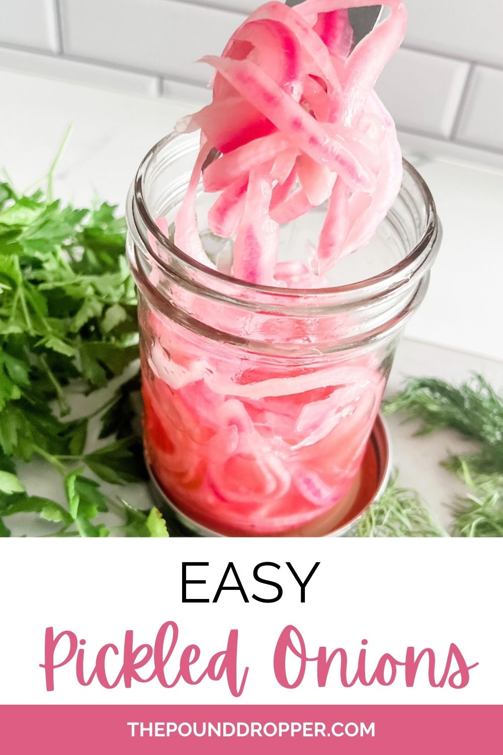 Easy Pickled Onions via @pounddropper