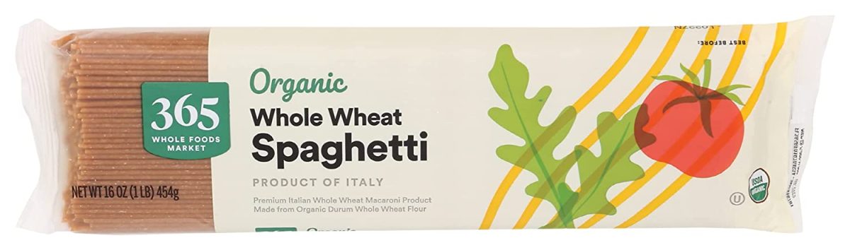 Whole Foods Market, Pasta Spaghetti Whole Wheat Organic
