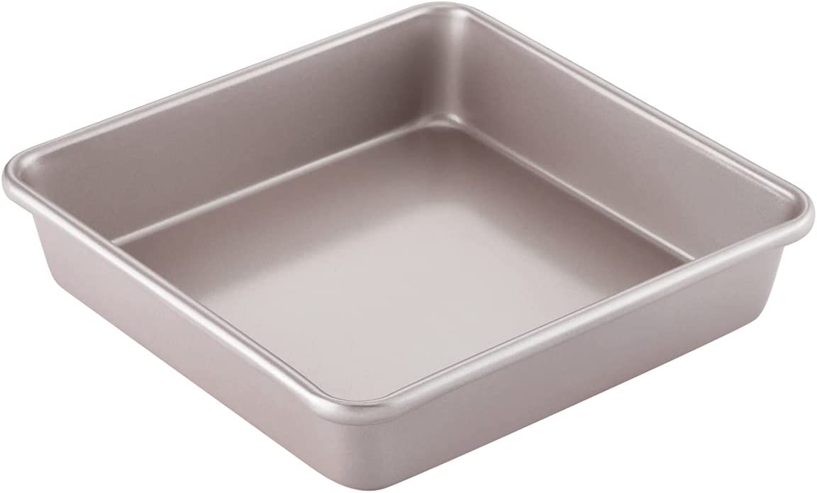 9-Inch Square Cake Pan, Non-Stick Deep Dish Bakeware for Oven Baking