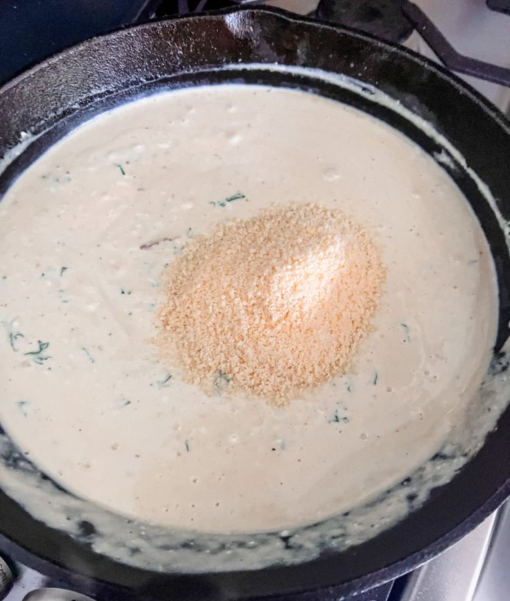 One Pot Creamy Spinach Artichoke Chicken Pound Dropper