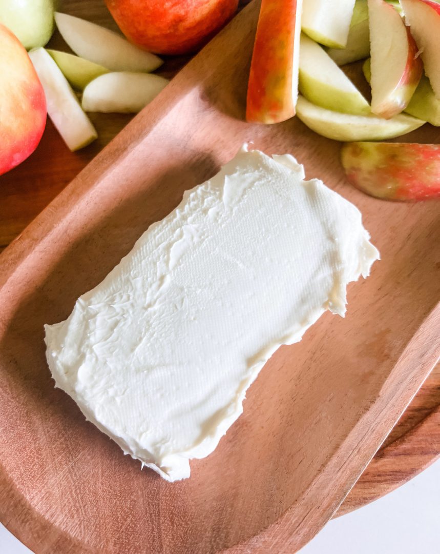 Lightened Up Caramel Apple Cream Cheese Spread Pound Dropper