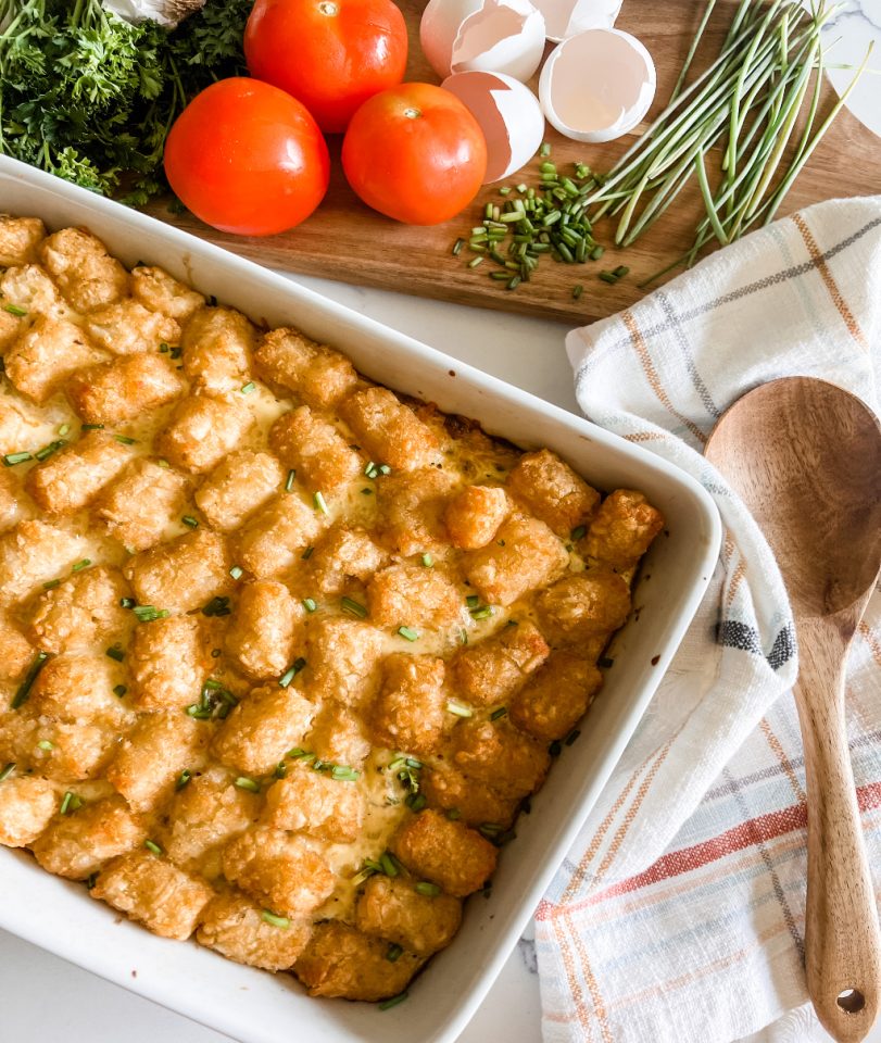 Easy Breakfast Tater Tot Casserole Pound Dropper