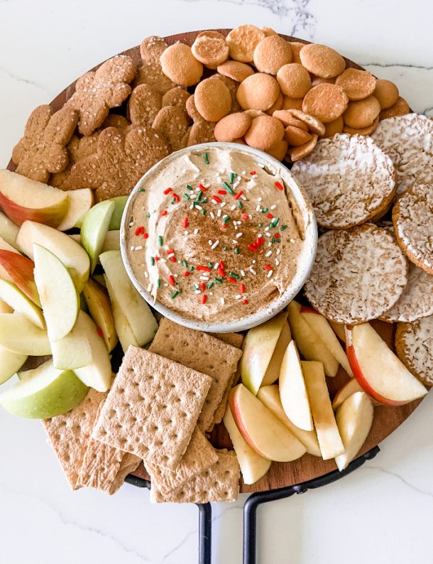 Lightened Up Gingerbread Cheesecake Dip Pound Dropper