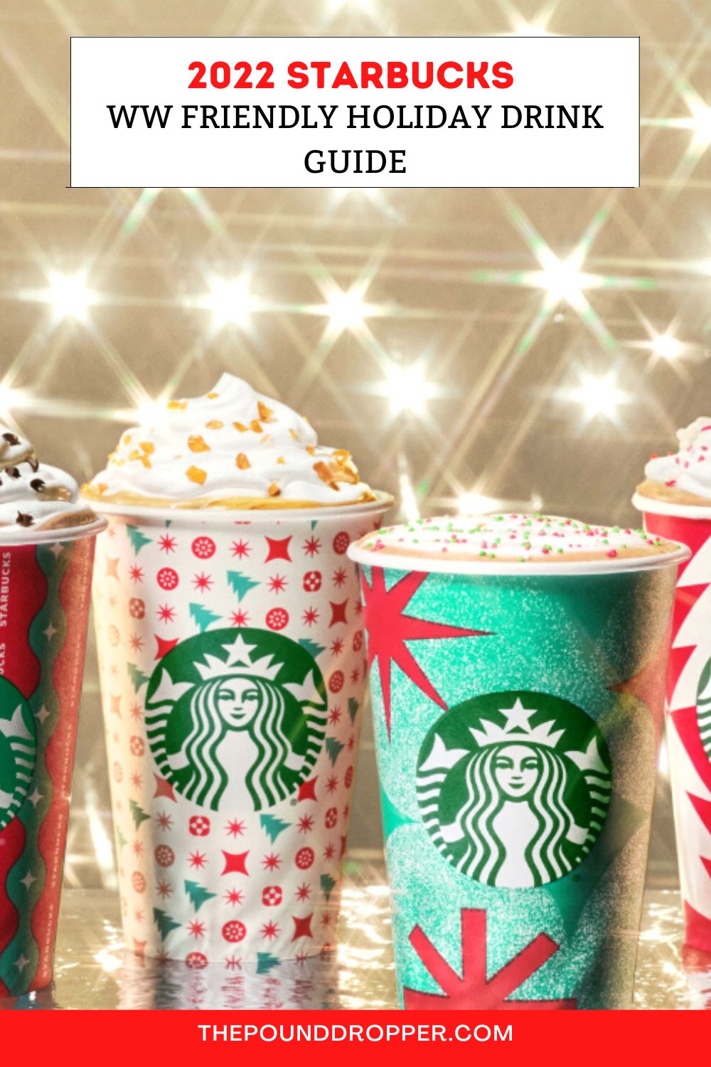 It's that time of year....Whether you’re looking for a Peppermint Mocha or Caramel Brûlée Latte, this Starbucks Holiday Drink Guide will help you find a Holiday drink that fits into your wellness plan. There are so many delicious Starbucks Holiday drinks you are sure to enjoy! via @pounddropper