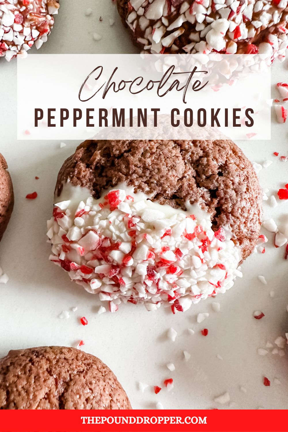 Chocolate Peppermint Cookies via @pounddropper