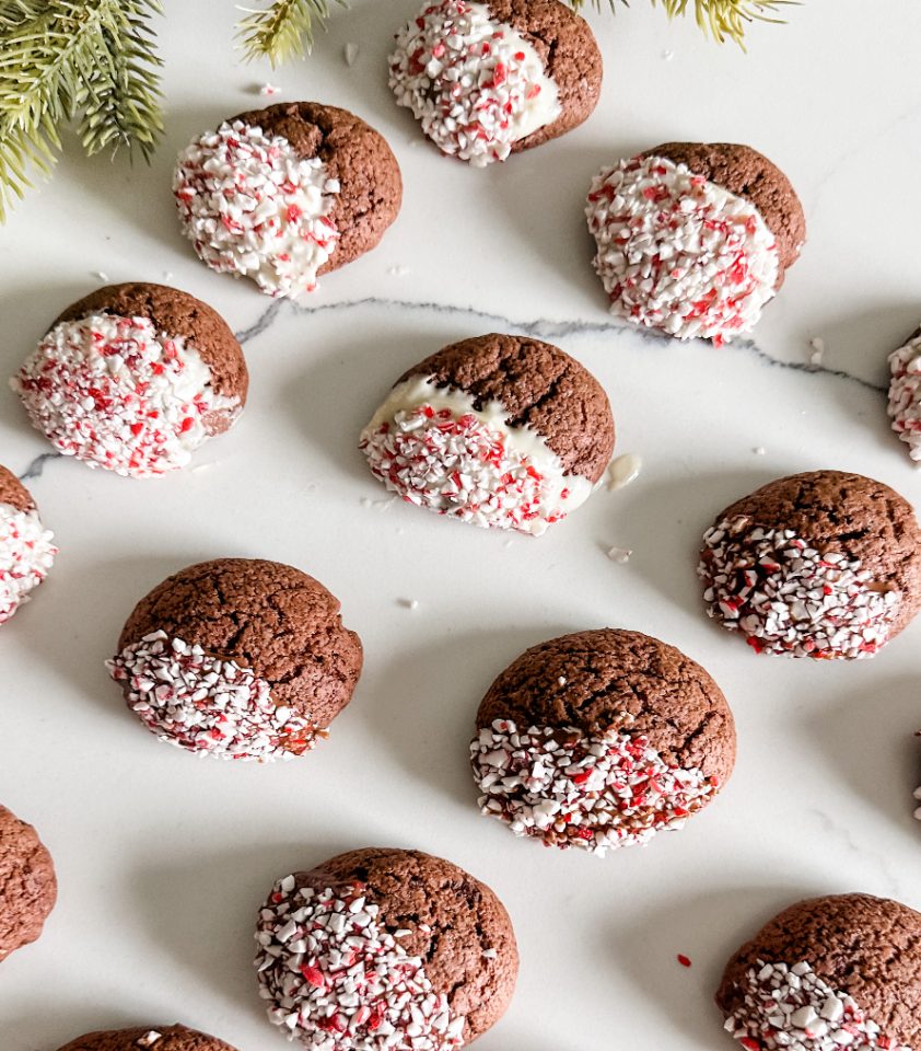 Chocolate Peppermint Cookies - Pound Dropper