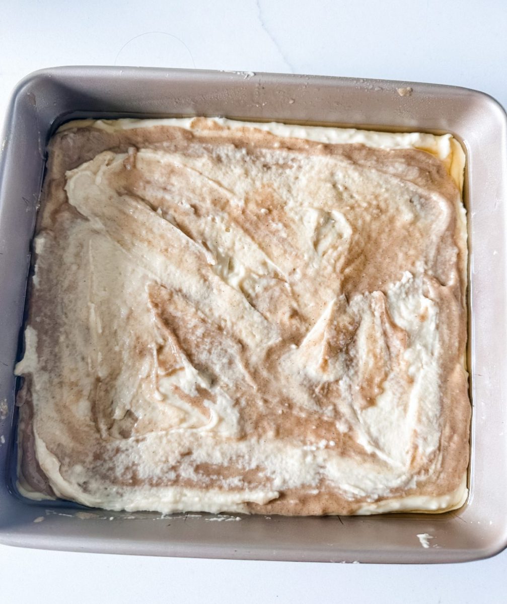 Lightened Up Coffee Cake Pound Dropper