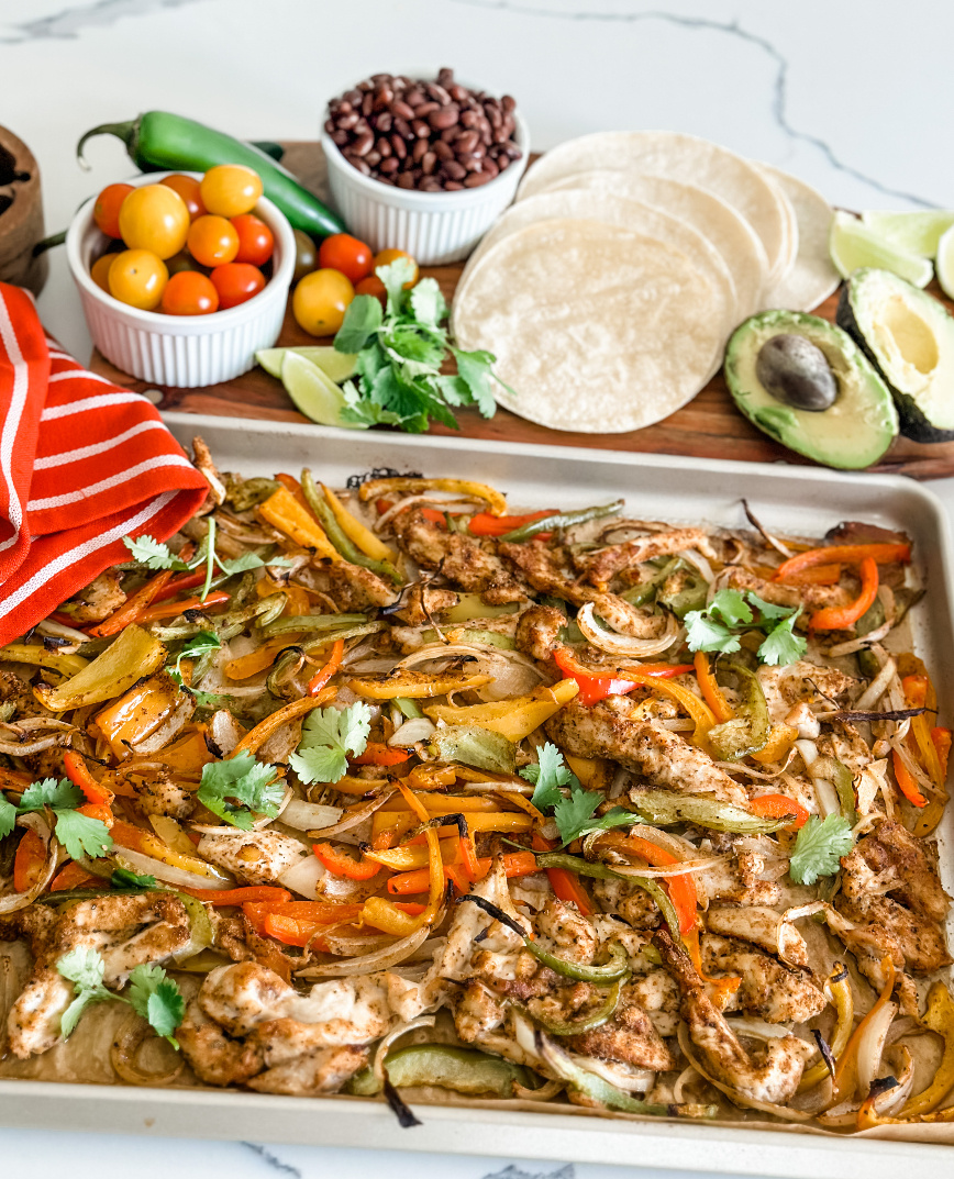 Zero Point Sheet Pan Chicken Fajitas Pound Dropper