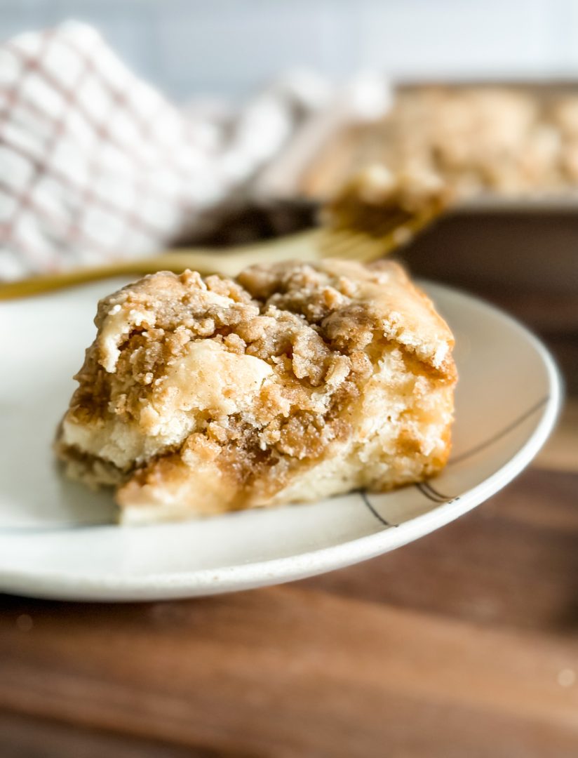Lightened Up Coffee Cake Pound Dropper