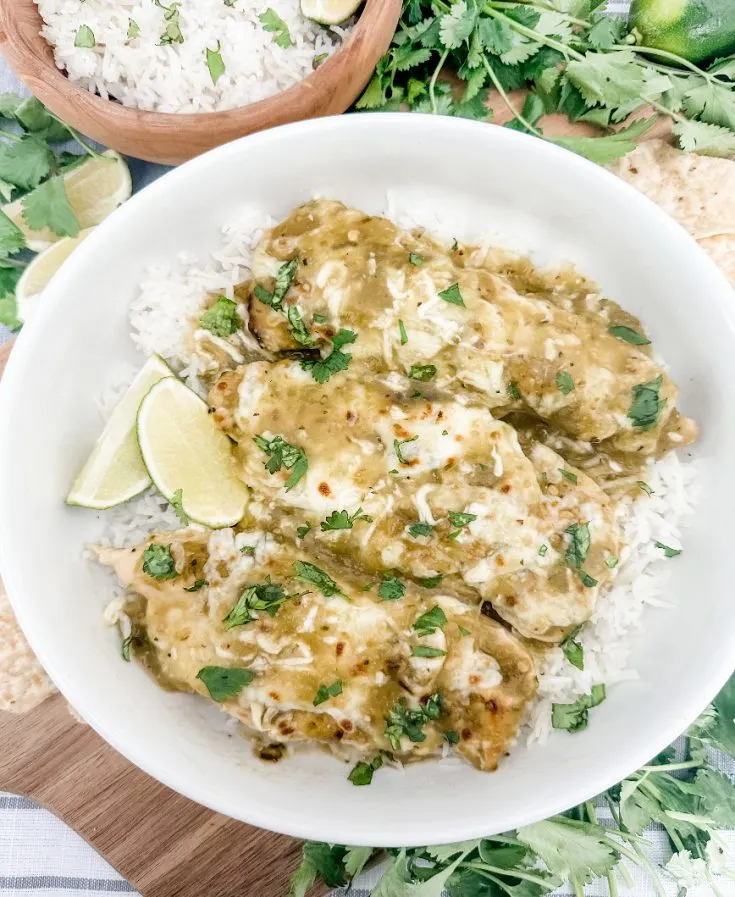 Easy Baked Salsa Verde Chicken