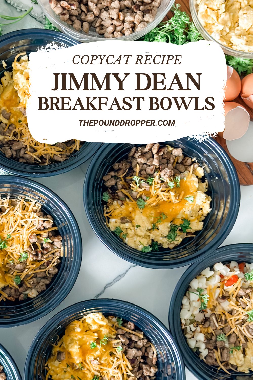 Jimmy Dean Copycat Breakfast Bowls via @pounddropper