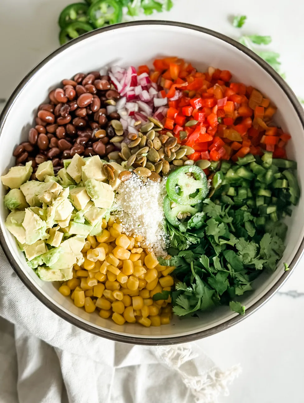 Mexican Black Bean and Corn Salad - Pound Dropper