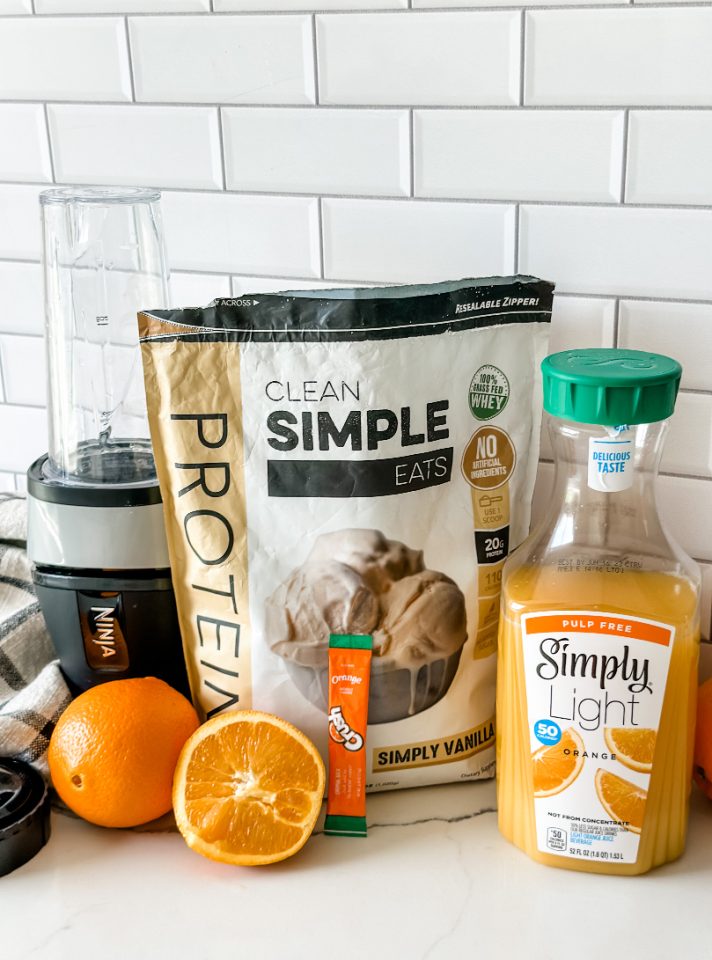 Protein Orange Julius Shake Pound Dropper