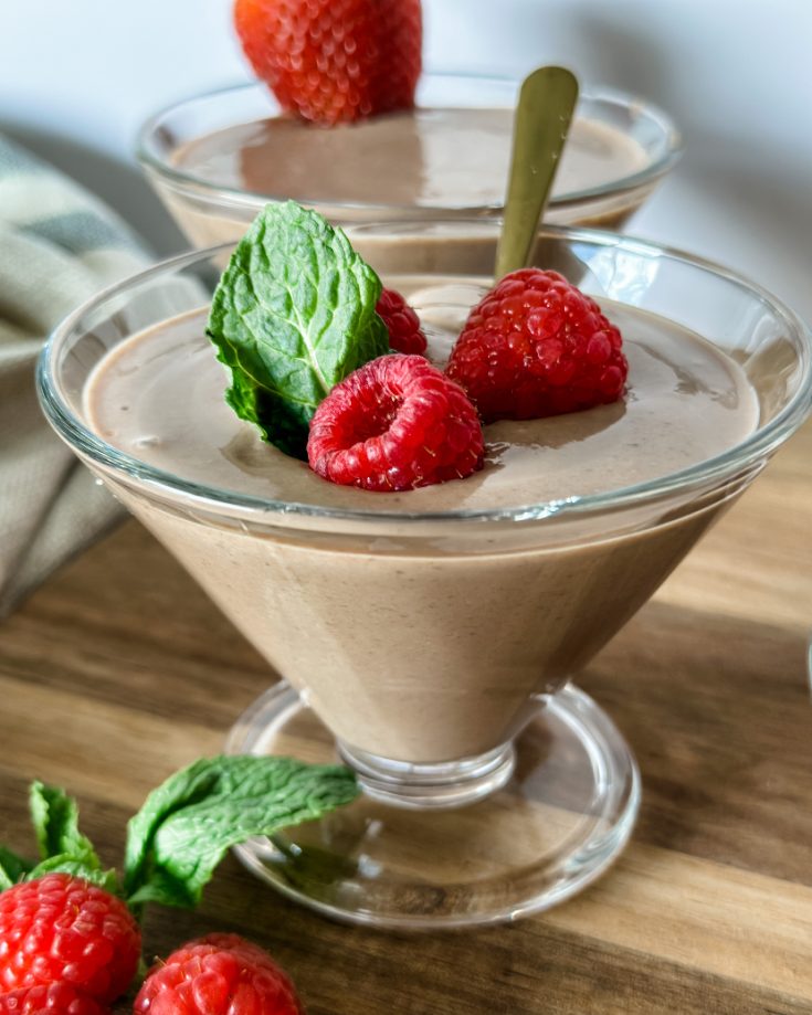 Homemade Chocolate Protein Pudding