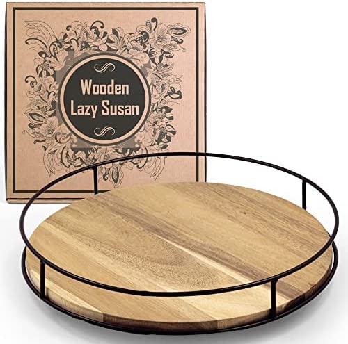 Wooden Lazy Susan Tray