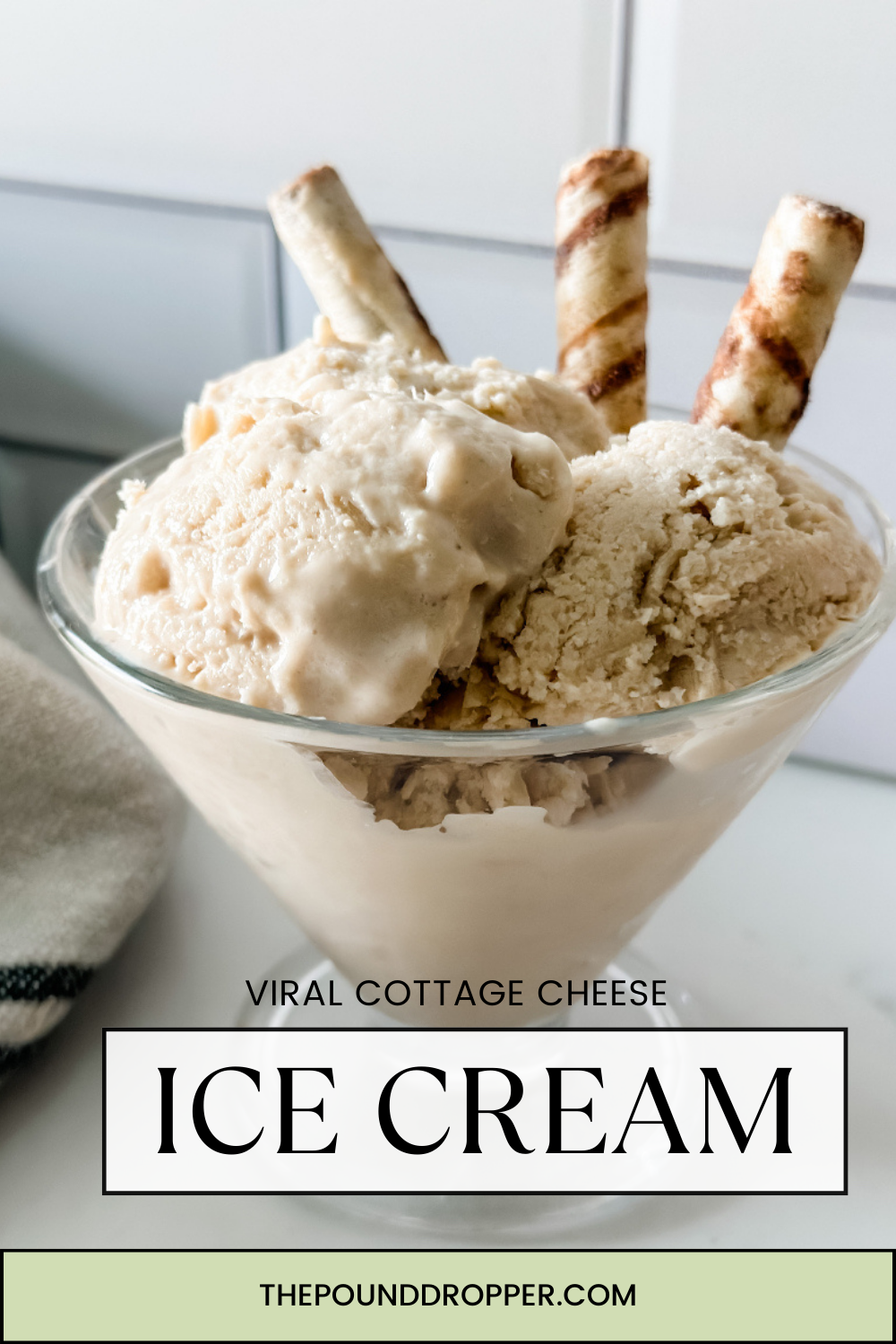 Viral Cottage Cheese Ice Cream  via @pounddropper