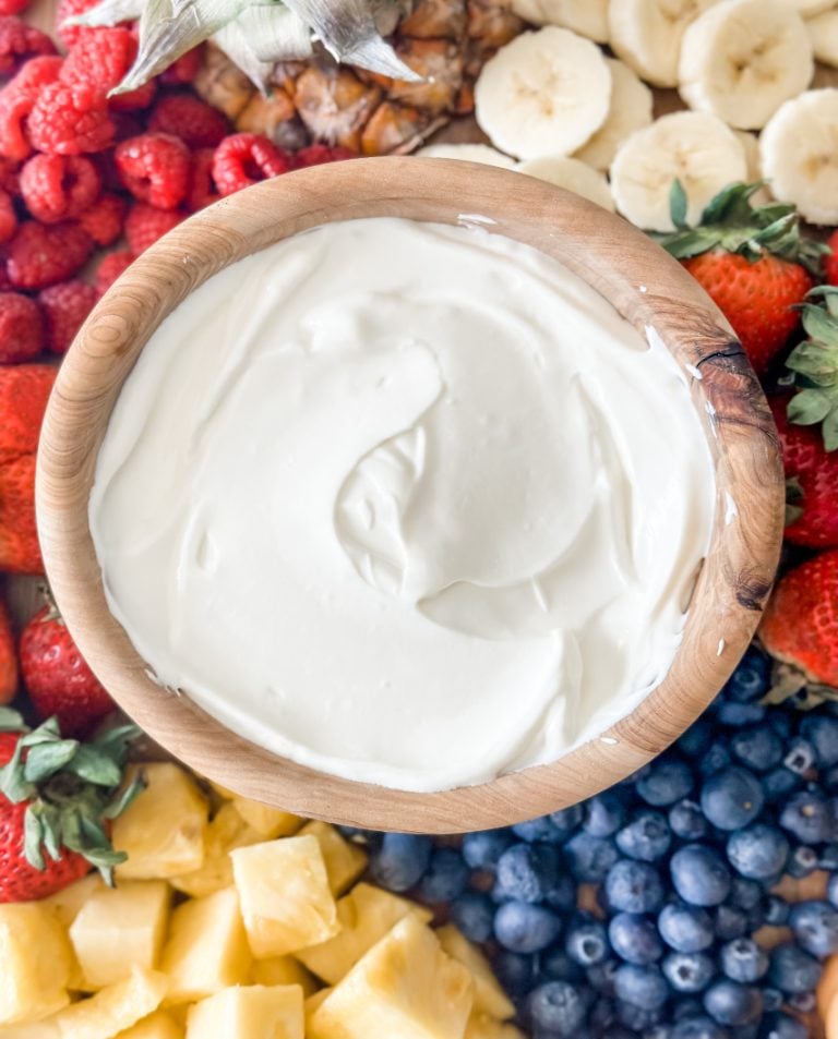 Easy White Chocolate Fruit Dip - Pound Dropper