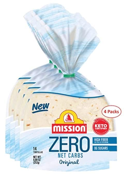 Mission Zero Net Carb Original Tortillas - 0g Net Carbs