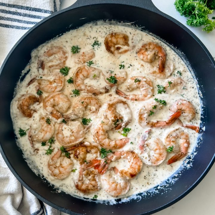 One Pot Creamy Garlic Shrimp-image