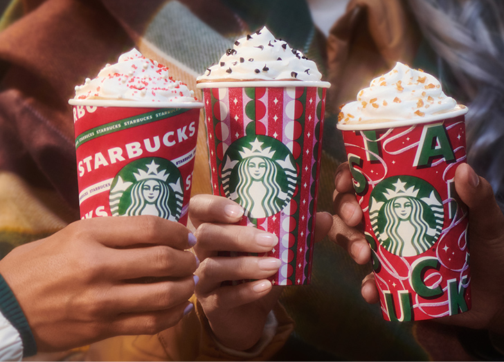 Starbucks 2024 WW Friendly Holiday Drink Guide Pound Dropper