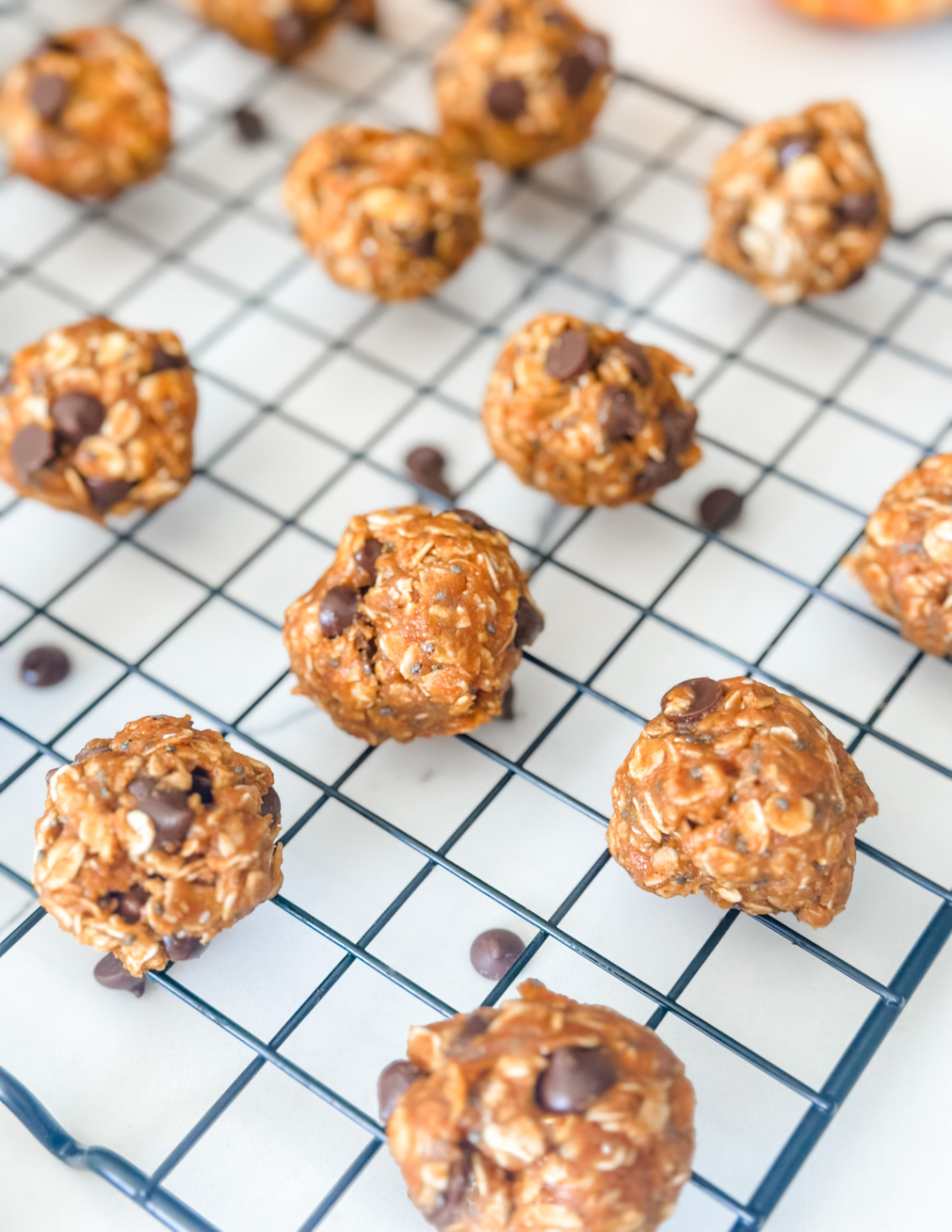 Pumpkin Cookie Protein Balls - Once Upon a Pumpkin