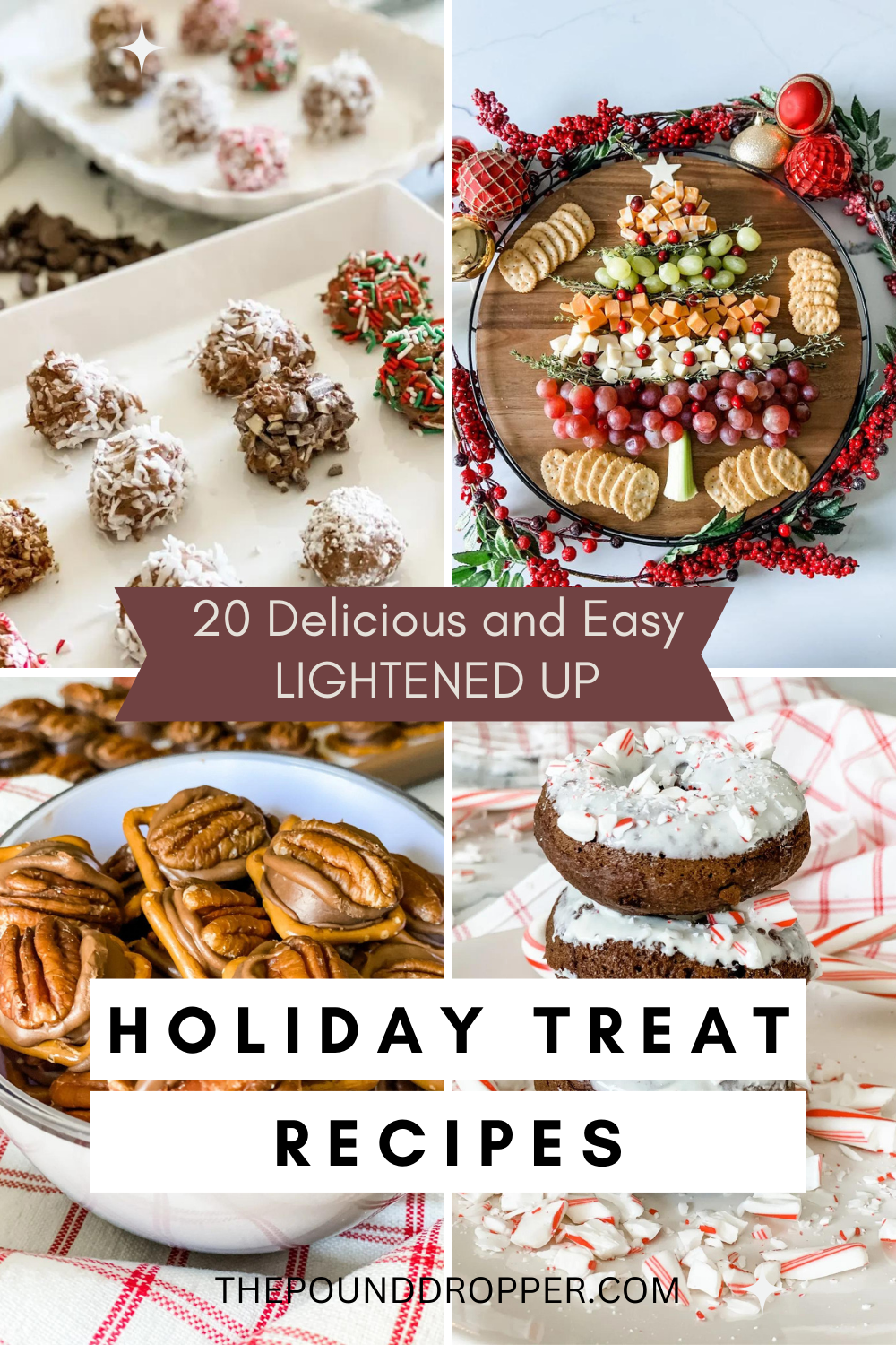 20 Lightened Up Holiday Treat Recipes via @pounddropper