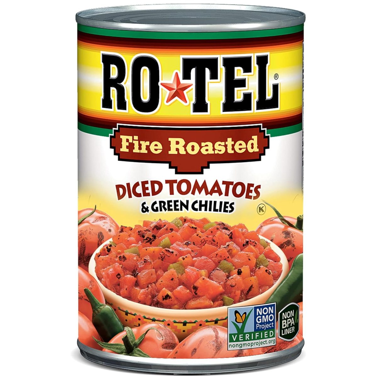 ROTEL Fire Roasted Diced Tomatoes and Green Chilies