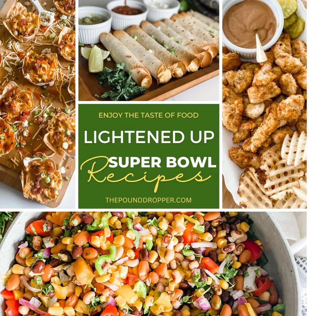 Lightened Up Super Bowl Recipes via @pounddropper