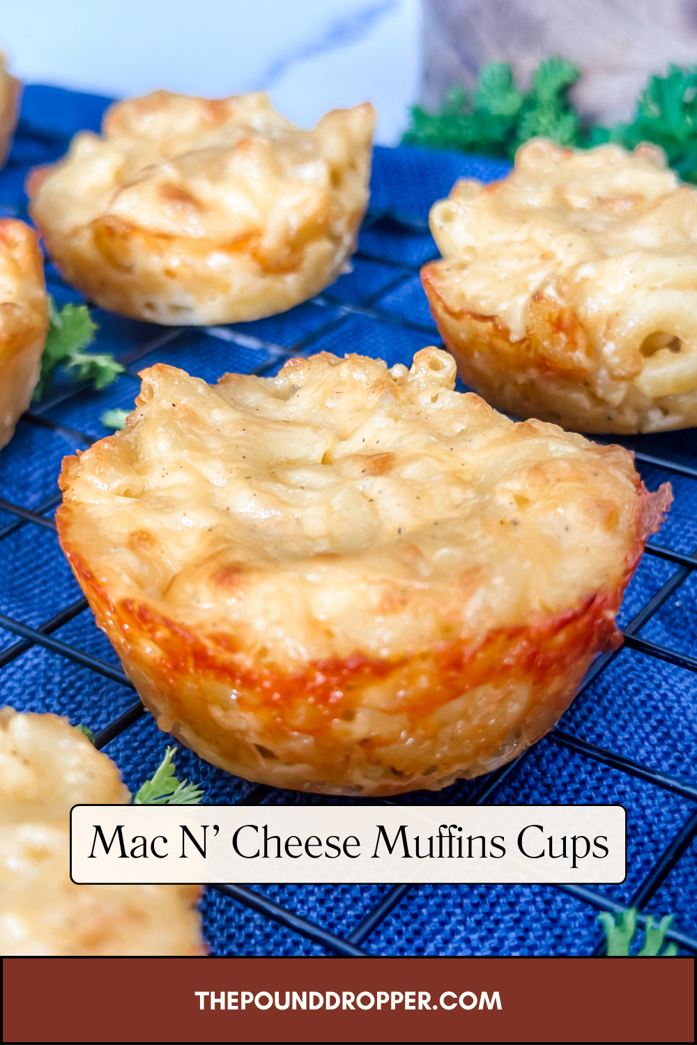 Mac N’ Cheese Muffin Cups via @pounddropper