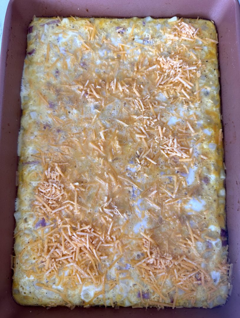Easy Ham and Potato Breakfast Casserole - Pound Dropper