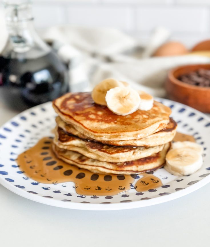 Three Ingredient Banana Pancakes