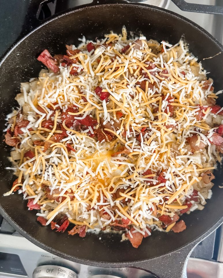 Country Breakfast Hash Brown Skillet - Pound Dropper