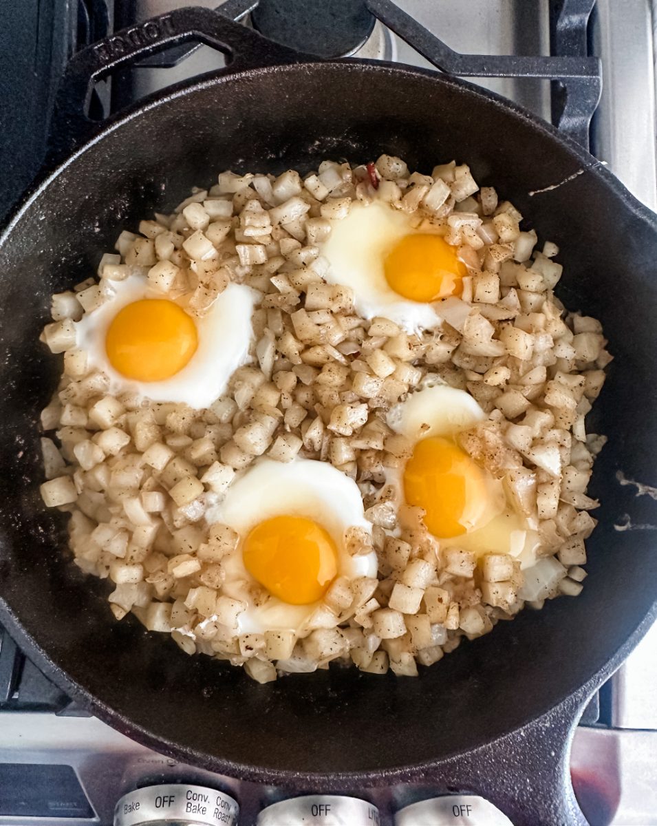 Country Breakfast Hash Brown Skillet - Pound Dropper