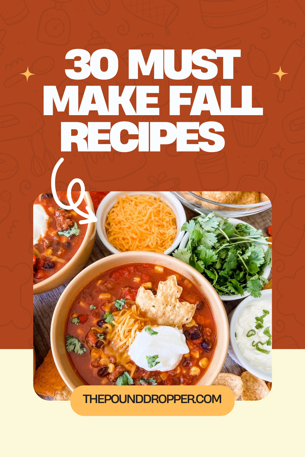 Celebrate the start of Fall with these delicious recipes! From snacks to soups and lots of desserts! This collection of recipes will fill your home with those Fall aromas! via @pounddropper