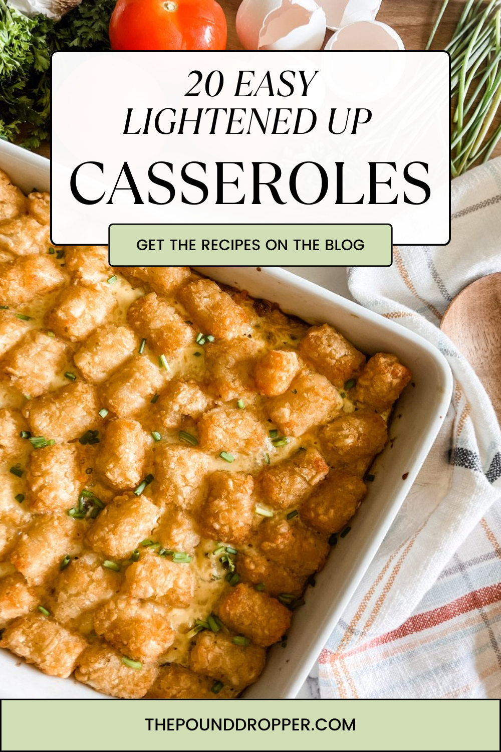 There are so many easy casserole dishes that don’t require much more than throwing ingredients together! Healthy comfort meals with little effort? That’s the kind of cooking I love! via @pounddropper