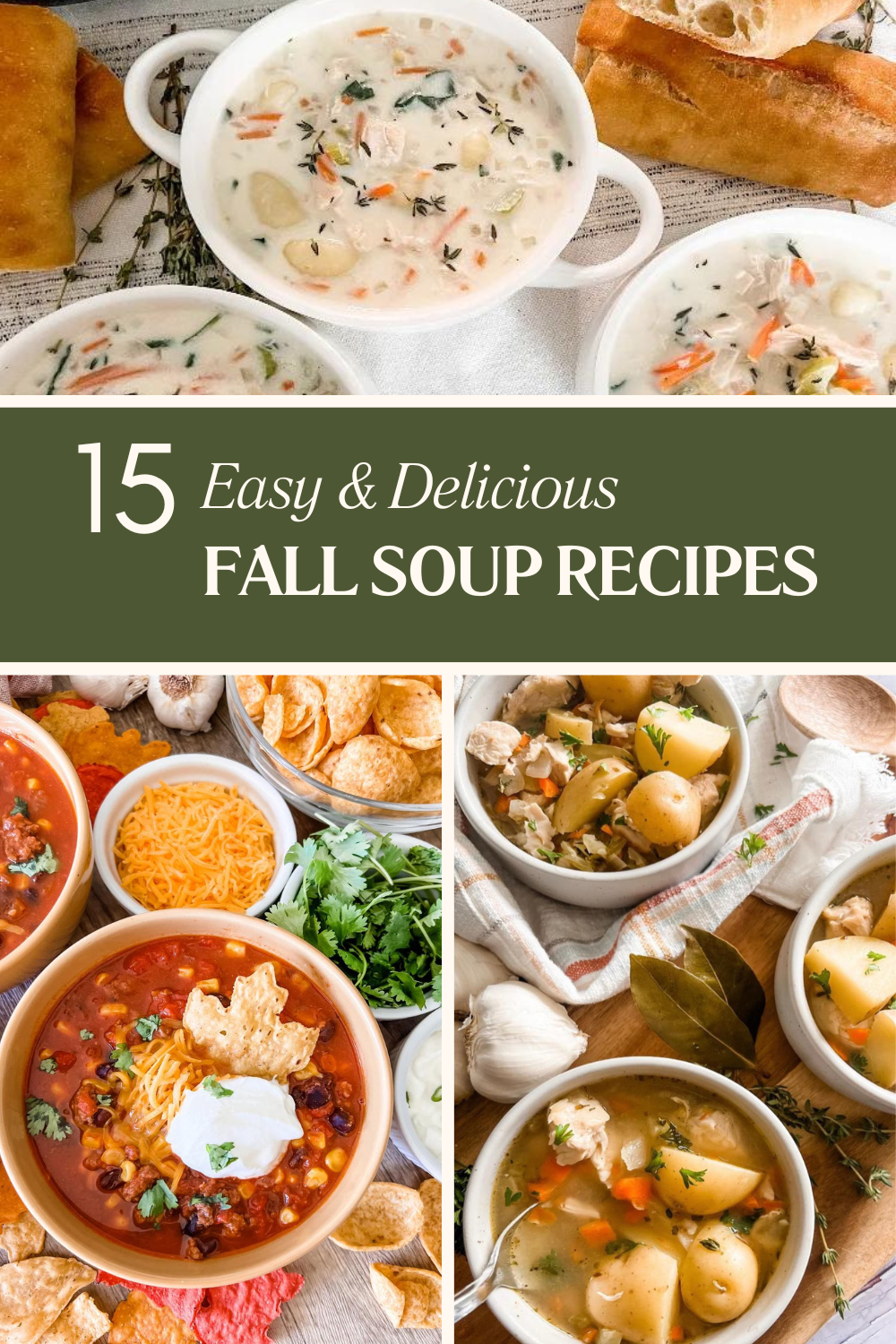 15 Favorite Lightened Up Soups via @pounddropper