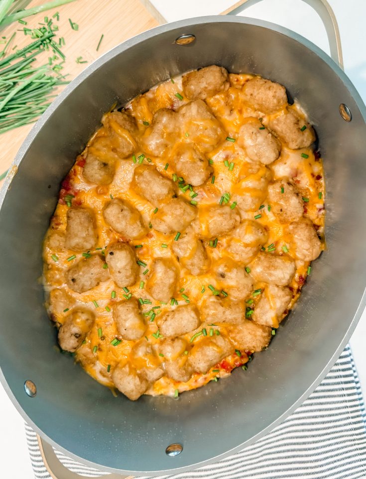 Slow Cooker Breakfast Tater Tot Casserole