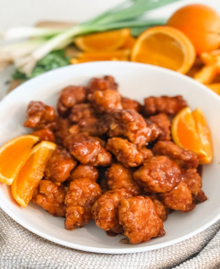 Easy Air Fryer Skinny Orange Chicken