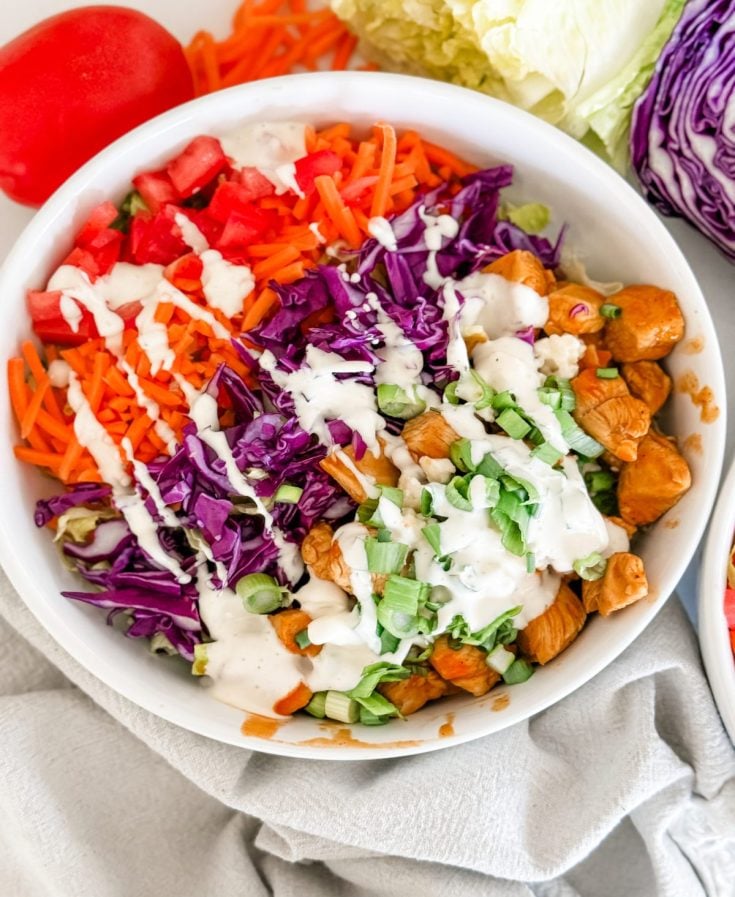 Easy Buffalo Chicken Salad