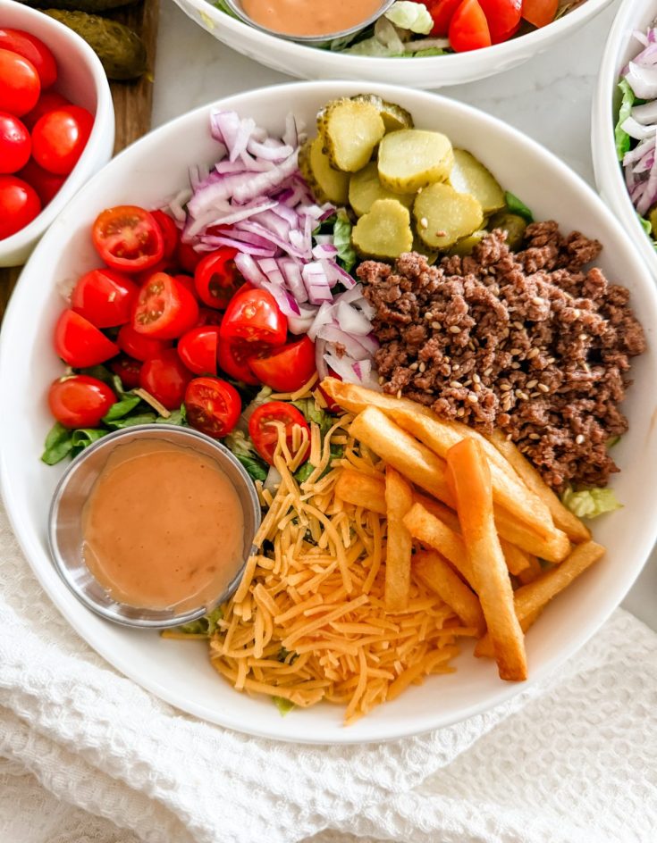 Easy Cheeseburger Bowls