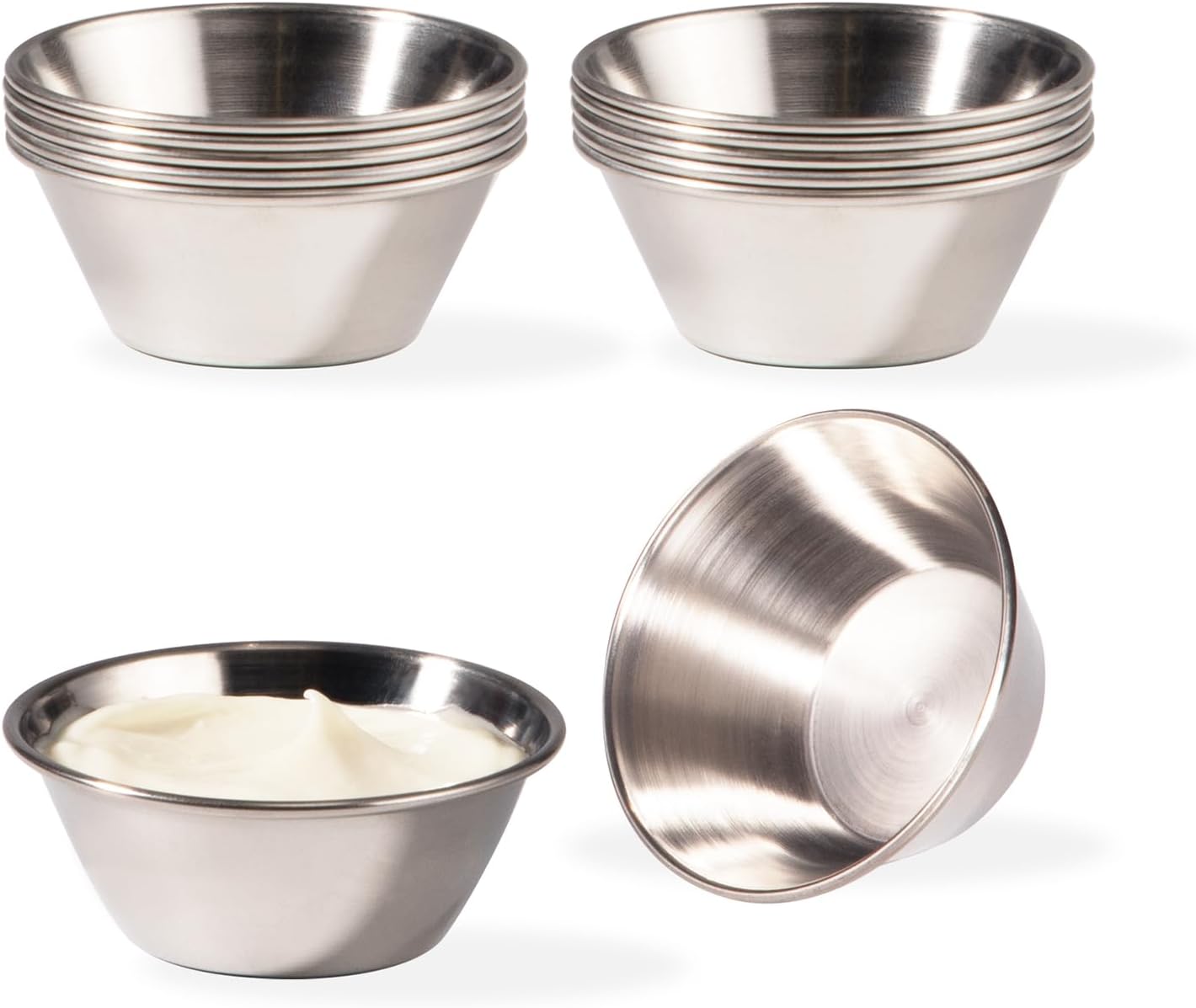 Stainless Steel Dipping Sauce Cups