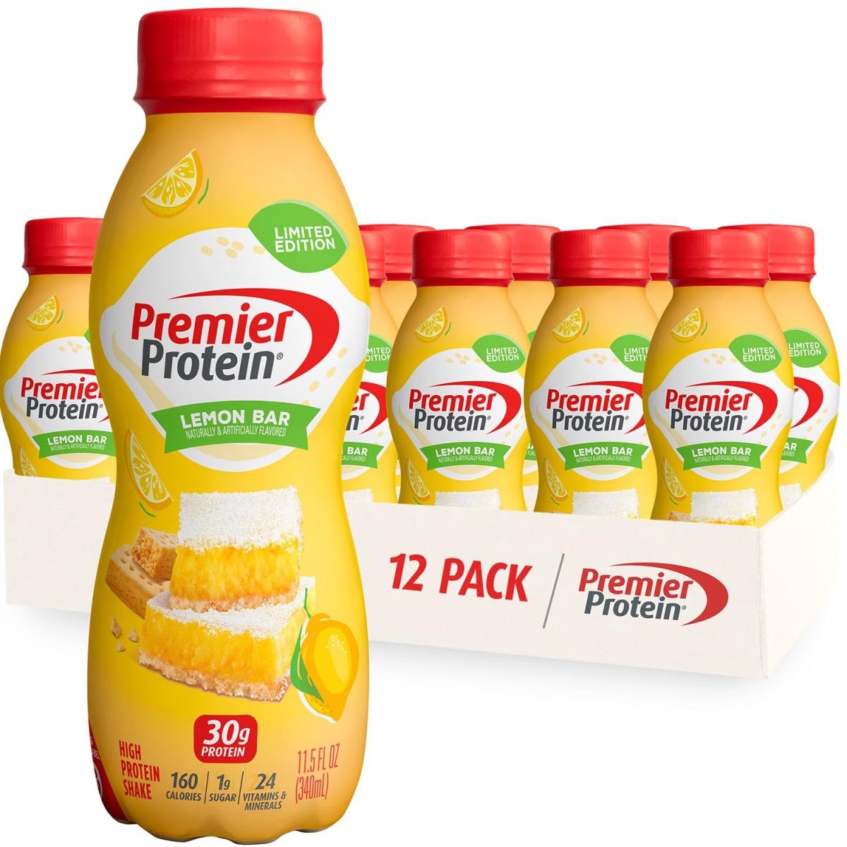 Premier Protein Shake, Limited Edition, Lemon Bar