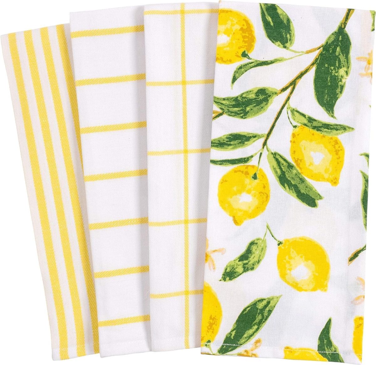Lemons All Over Kitchen Dish Towel Set of