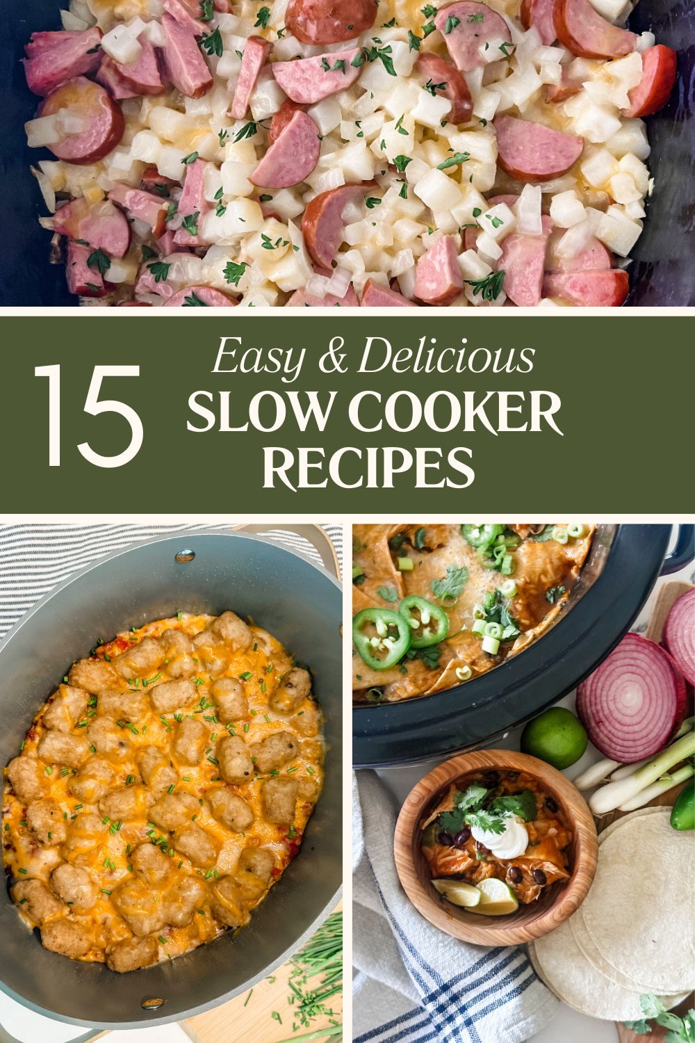 Easy And Delicious Slow Cooker Recipes via @pounddropper