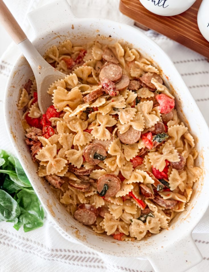 Bousin Sausage Pasta Bake