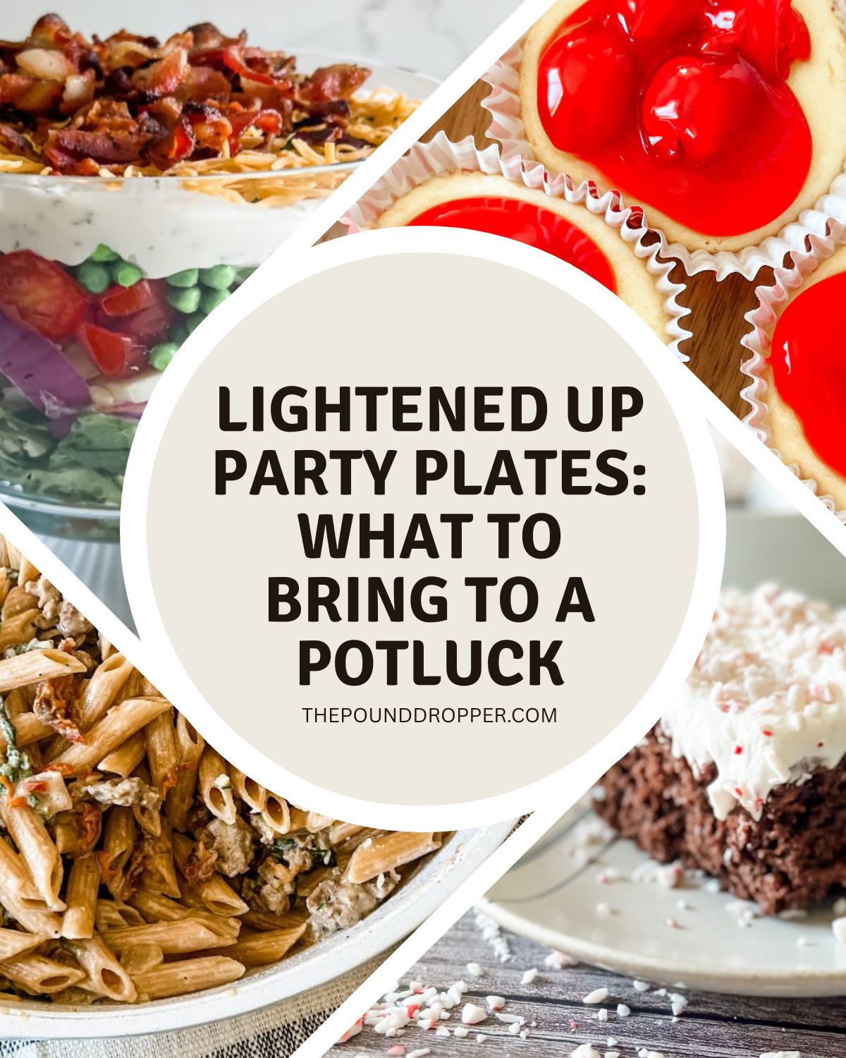 Navigating holiday potlucks while trying to stay on track with your health goals doesn’t mean you have to skip the holiday dessert table entirely. The key is bringing a dish that feels festive and indulgent—but with a healthier twist. via @pounddropper