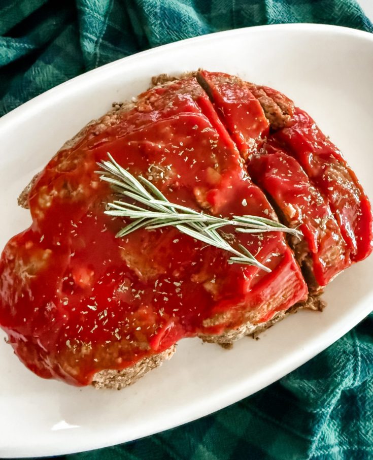 Slow Cooker Lightened Up Meatloaf 