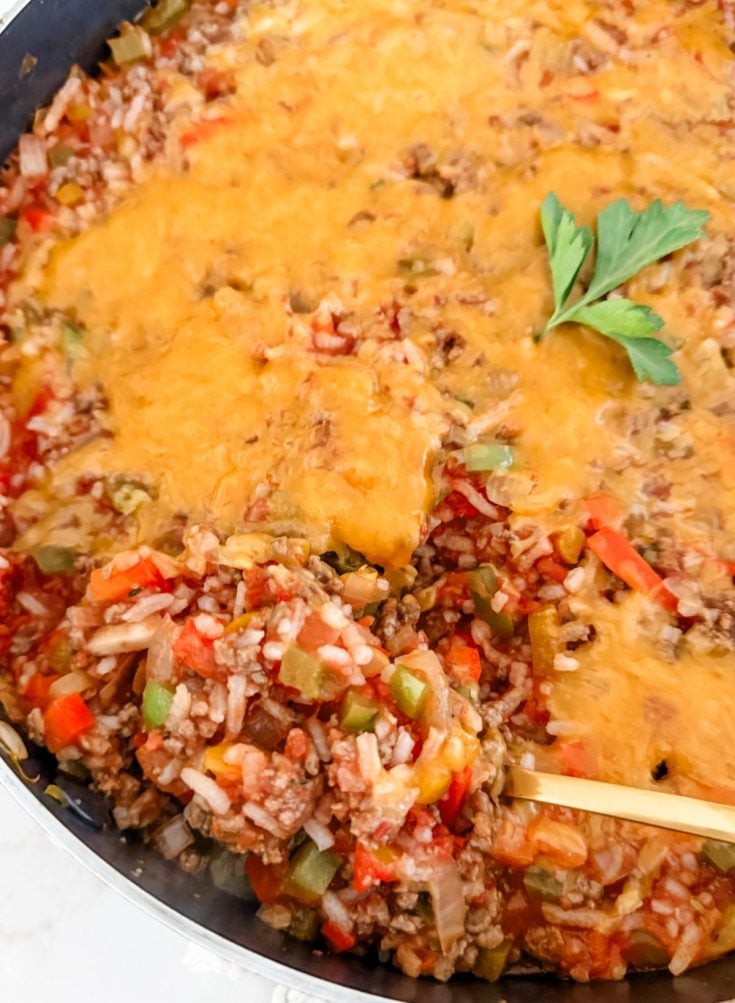 One Pot Stuffed Pepper Skillet